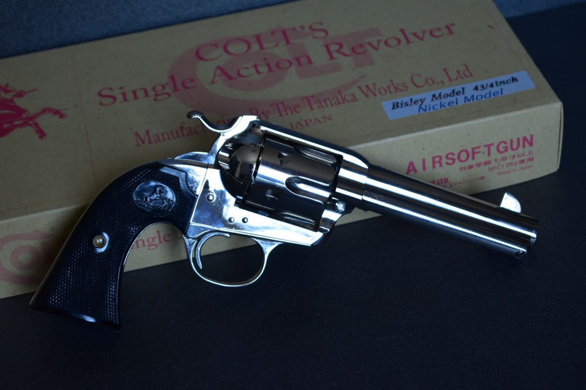 タナカ コルト SAA ビズリー ニッケル メッキ シルバー 検 ハート