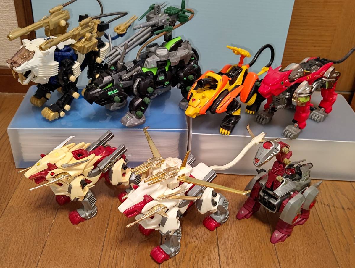 送料無料】ゾイド ZOIDS 旧ゾイド7体セット ジャンク デスキャット