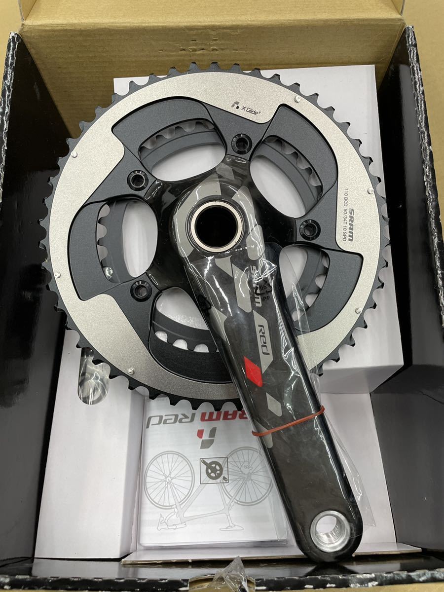 RED SRAM 50⁄34T Assembly DUB 1X ☆未使用☆ SRAM RED クランク・チェーン