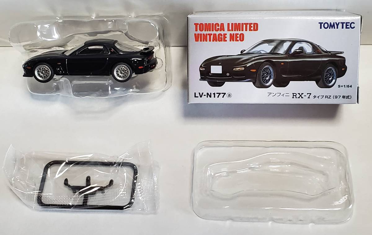 未開封あり 希少品 トミーテック トミカリミテッド ヴィンテージ ネオ マツダ アンフィニ RX-7 タイプ RZ 1997年式 LV-177a ミニカー MAZDA