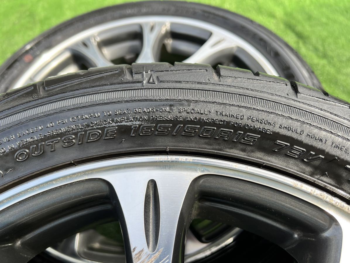 FALKEN ROZEST Stylish Mode ホイールタイヤ 15インチ4穴 4本セット 