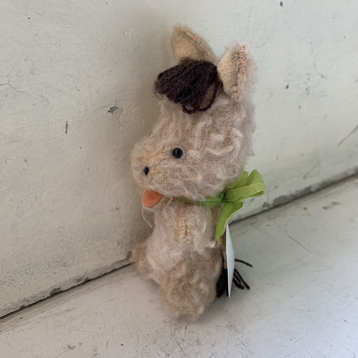 ぬいぐるみ 国内人気作家 テディベア アーティスト ロバ(体長10cm