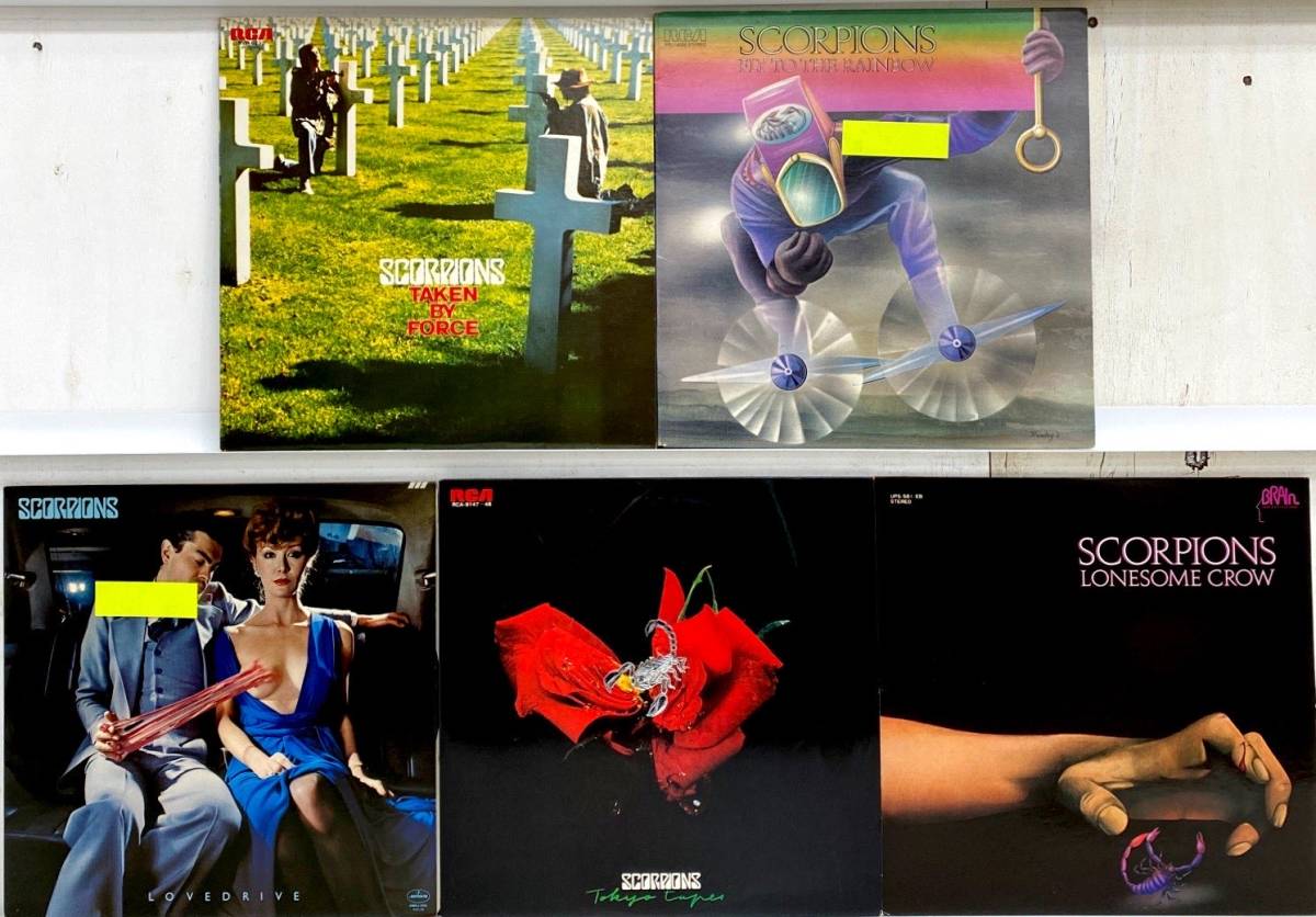 【正規品，定番人気】 I1597/LP/スコーピオンズ SCORPIONS 5点セット(一般)｜売買されたオークション情報、yahooの商品情報をアーカイブ公開 - オークファン 一般