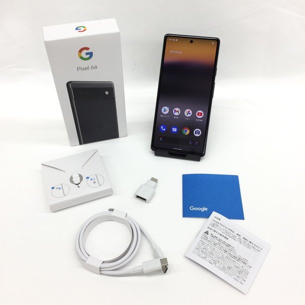 AJAE2018】Google Pixel 6a GB17L チャコール 128GB 付属品 箱付き 