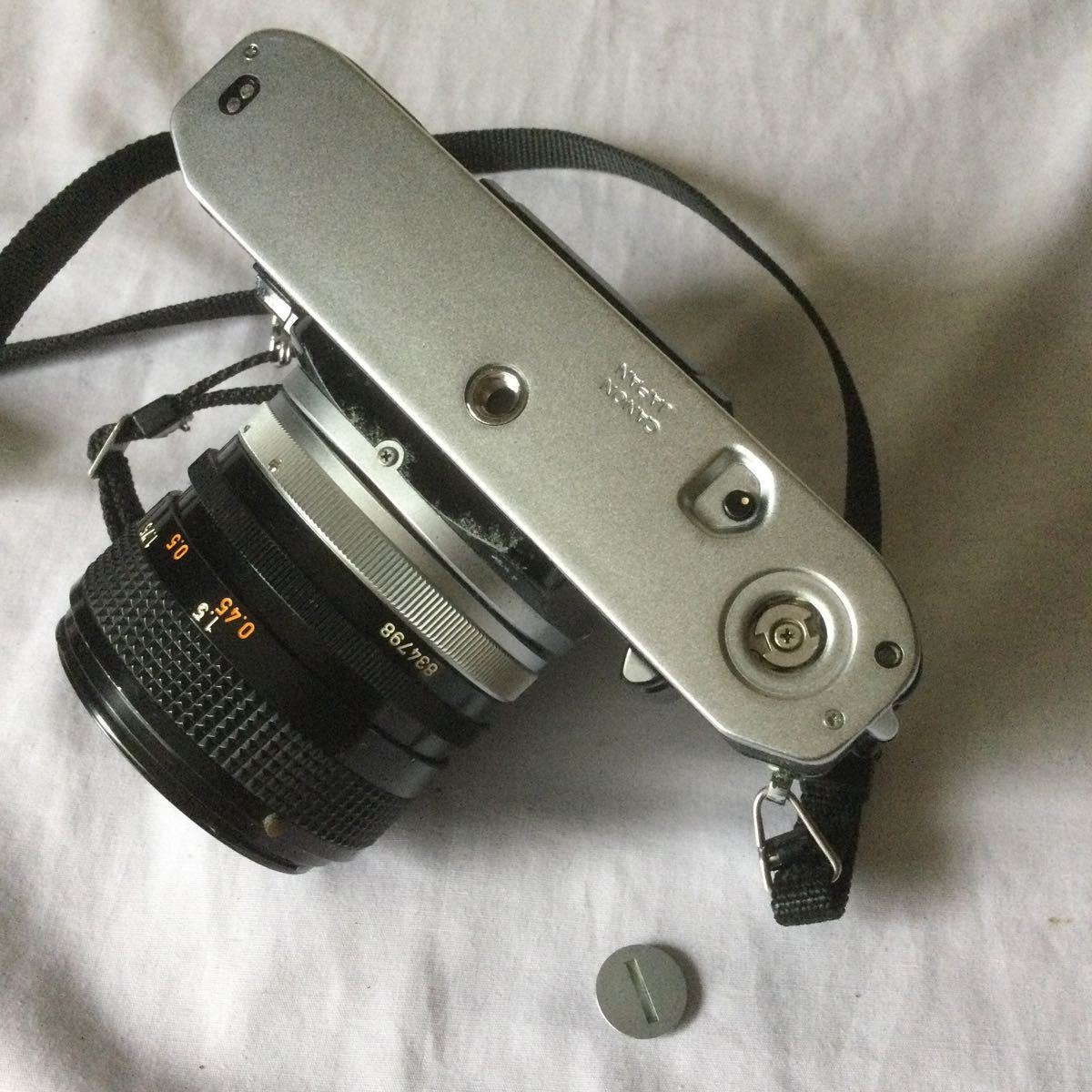 動作未確認Canon 一眼レフカメラ AE-1 FD 50mm 1:1.4 キャノン