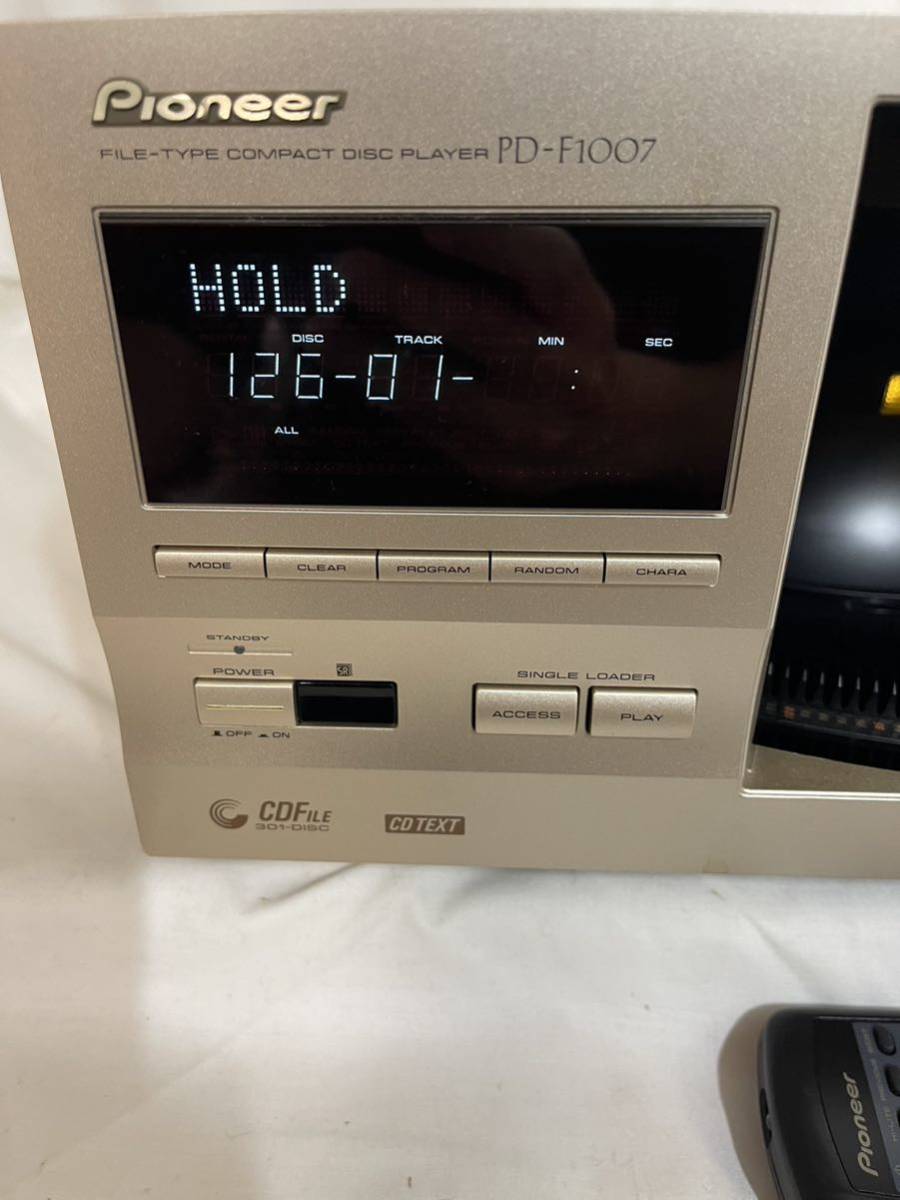 Pioneer/パイオニア 301枚ファイルタイプCDプレーヤー PD-F1007 動作