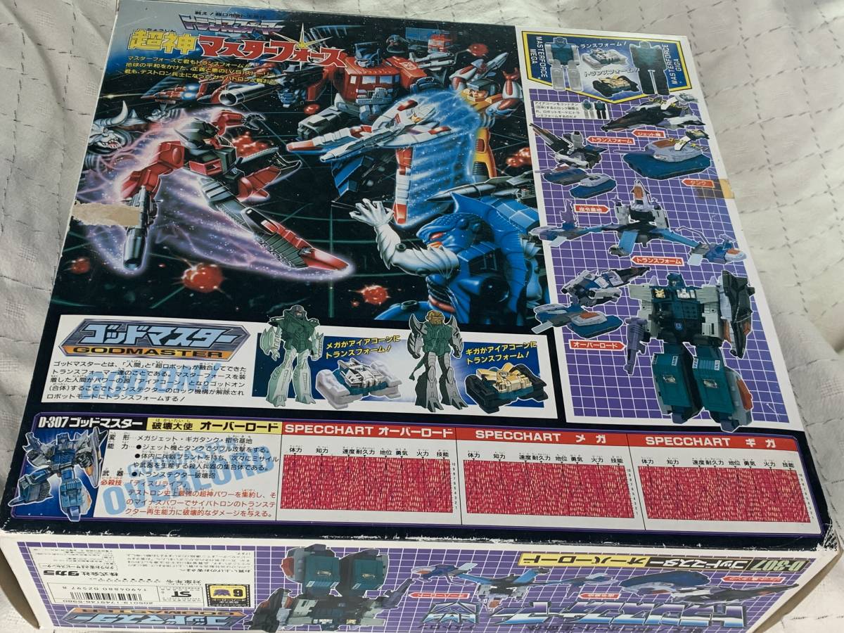 当時物 トランスフォーマー D-307 ゴッドマスター オーバーロード