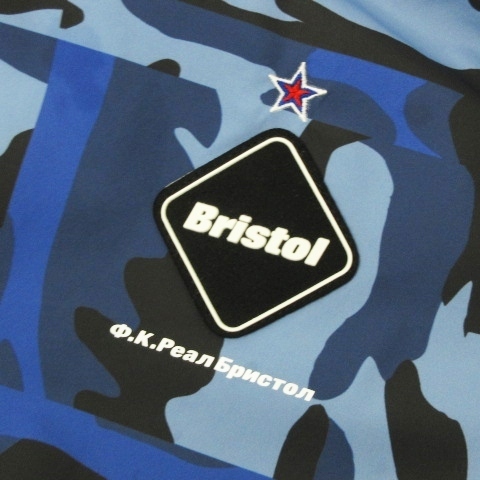 Bristol Bristol) FCRB HOODED BLOUSON（ナイロンジャケット）｜ 2020AW エフシーレアルブリストル F.C.Real Bristol FCRB カモフラ プラクティス ジャケット ジャージ FCRB-180022 ブルー S アウター メンズ
