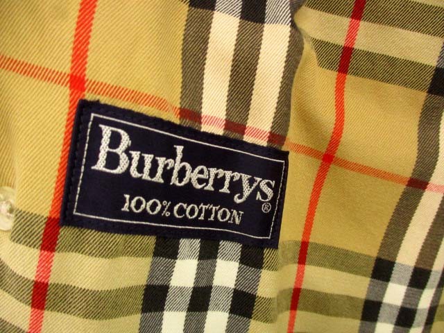 バーバリーズ Burberrys トレンチコート ウールライナー付き 裏地ノバ