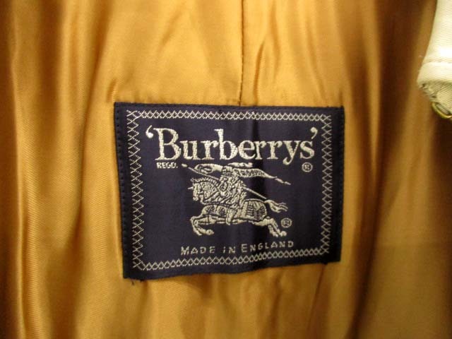 バーバリーズ Burberrys トレンチコート ウールライナー付き 裏地ノバ