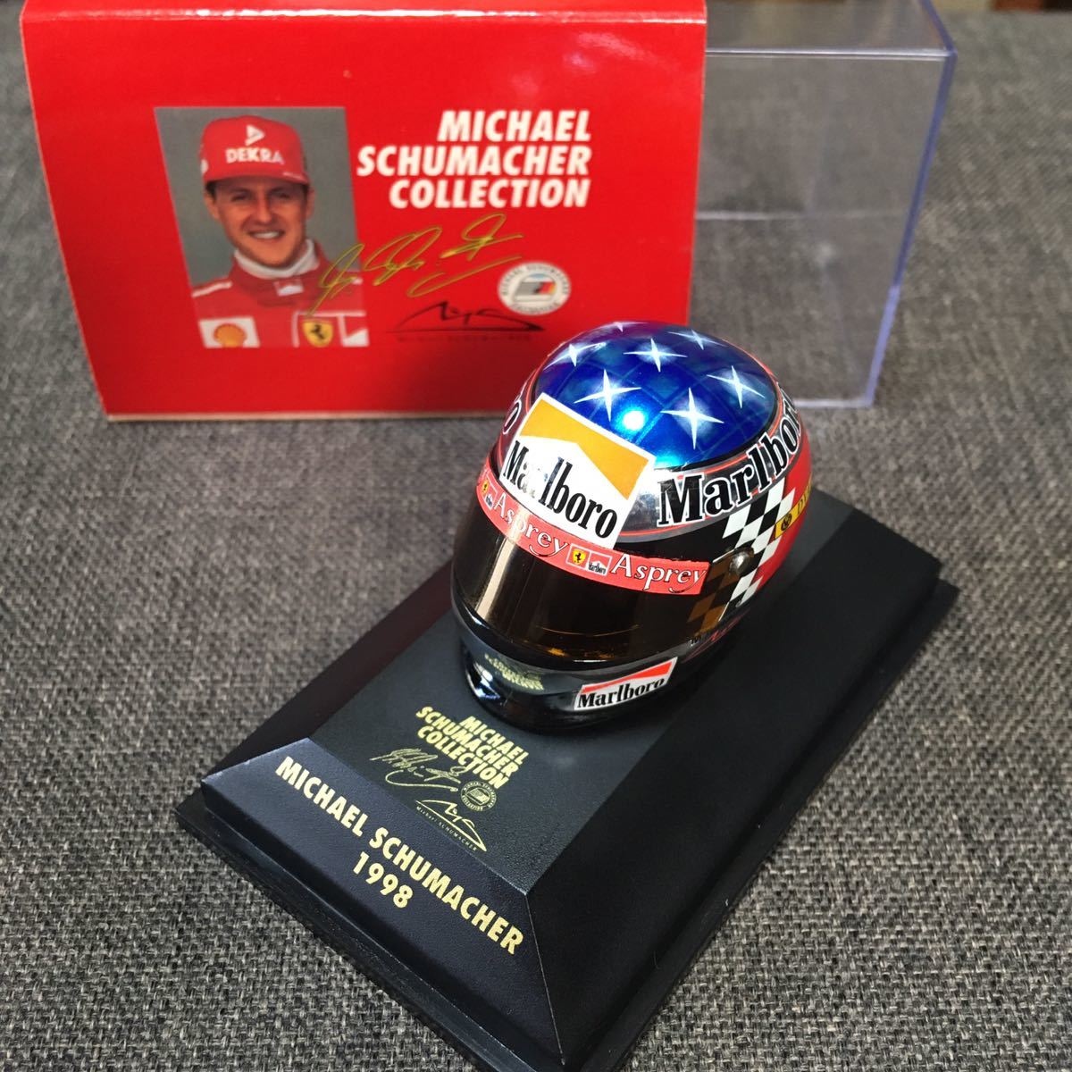 PMA 1⁄8 ミニチャンプス ミハエル ヘルメット ヘルメットコレ ヘルシ 