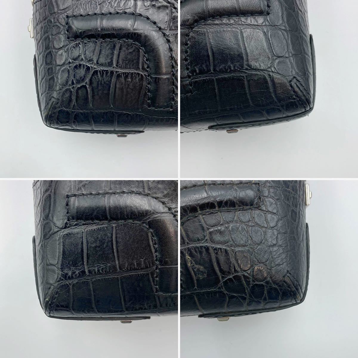 1円 □美品□ TUMI トゥミ 2way ビジネスバッグ ブリーフケース クロコ 