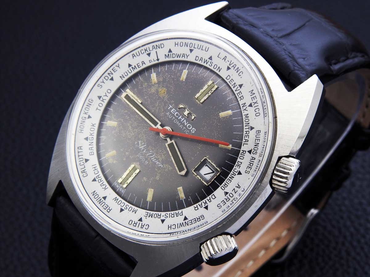 TECHNOS スカイダイバー テクノス TECHNOS(テクノス) 自動巻 25石 