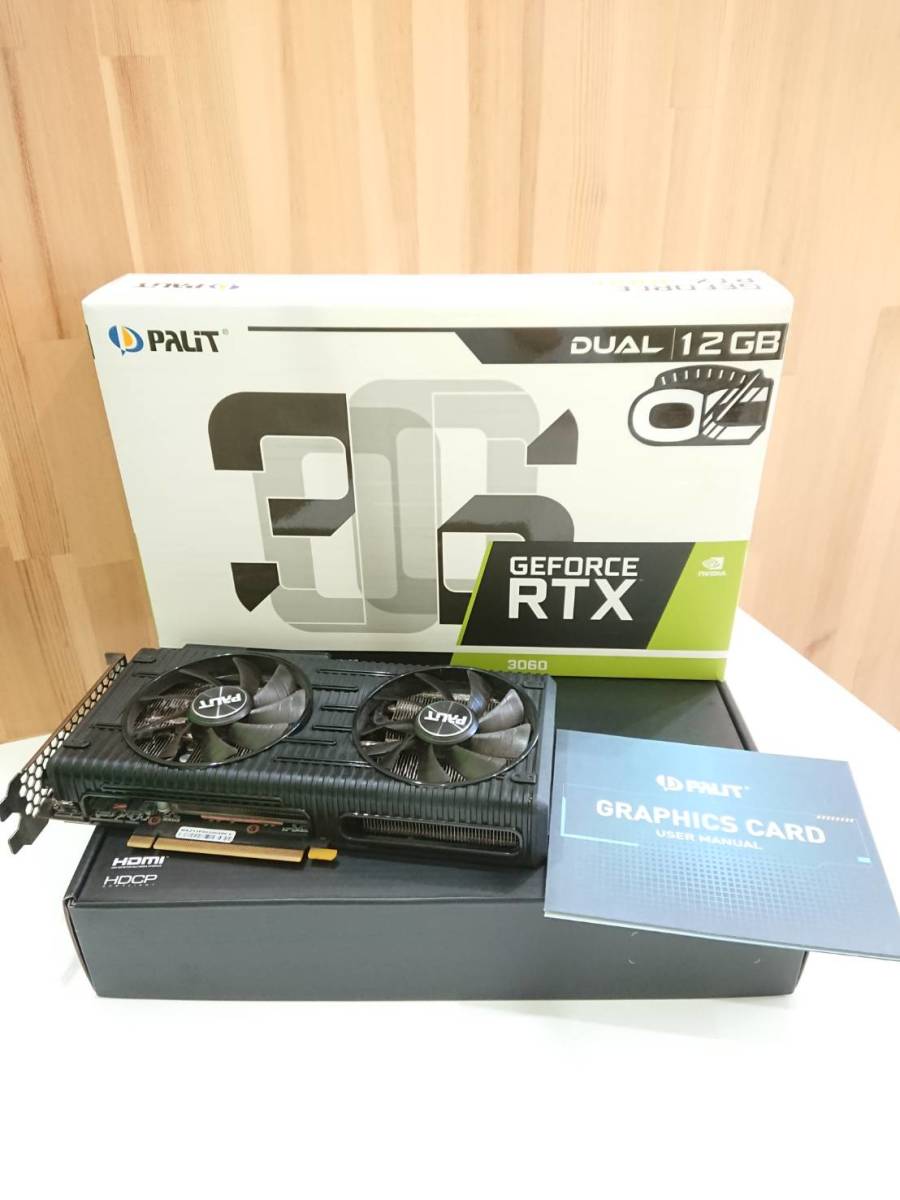 グラフィックスボード GAINWARD GeForce RTX 3060Ti GHOST 8G 動作品