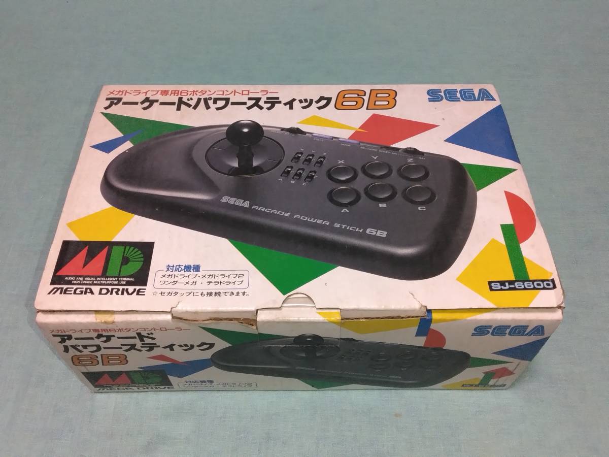 定番，品質保証 アーケード パワースティック 6B 6ボタンコントローラー セガ SEGA メガドライブ用 メガドライブ2 ワンダーメガ テラドライブ 対応(本体、アクセサリー)｜売買されたオークション情報、yahooの メガドライブ