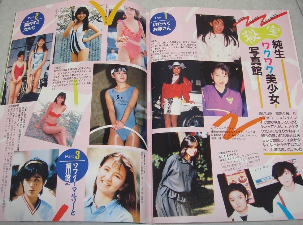 S9○熱烈投稿 1987年4月号 五月なみ 鳥山さおり/白石さおり 姫宮めぐみ