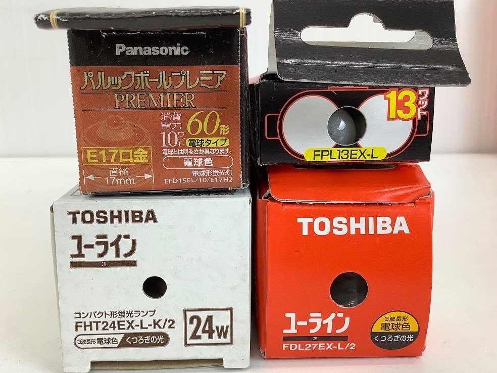 東芝 ユーライン FDL27EX-L12×8 Panasonic ツイン1 FPL13EX-L×17 他 電球まとめ ACBF ジャンク品 東芝 | コンパクト形蛍光ランプ27形・電球色TOSHIBA 激安特価販売 コンパクト蛍光灯 価格.com