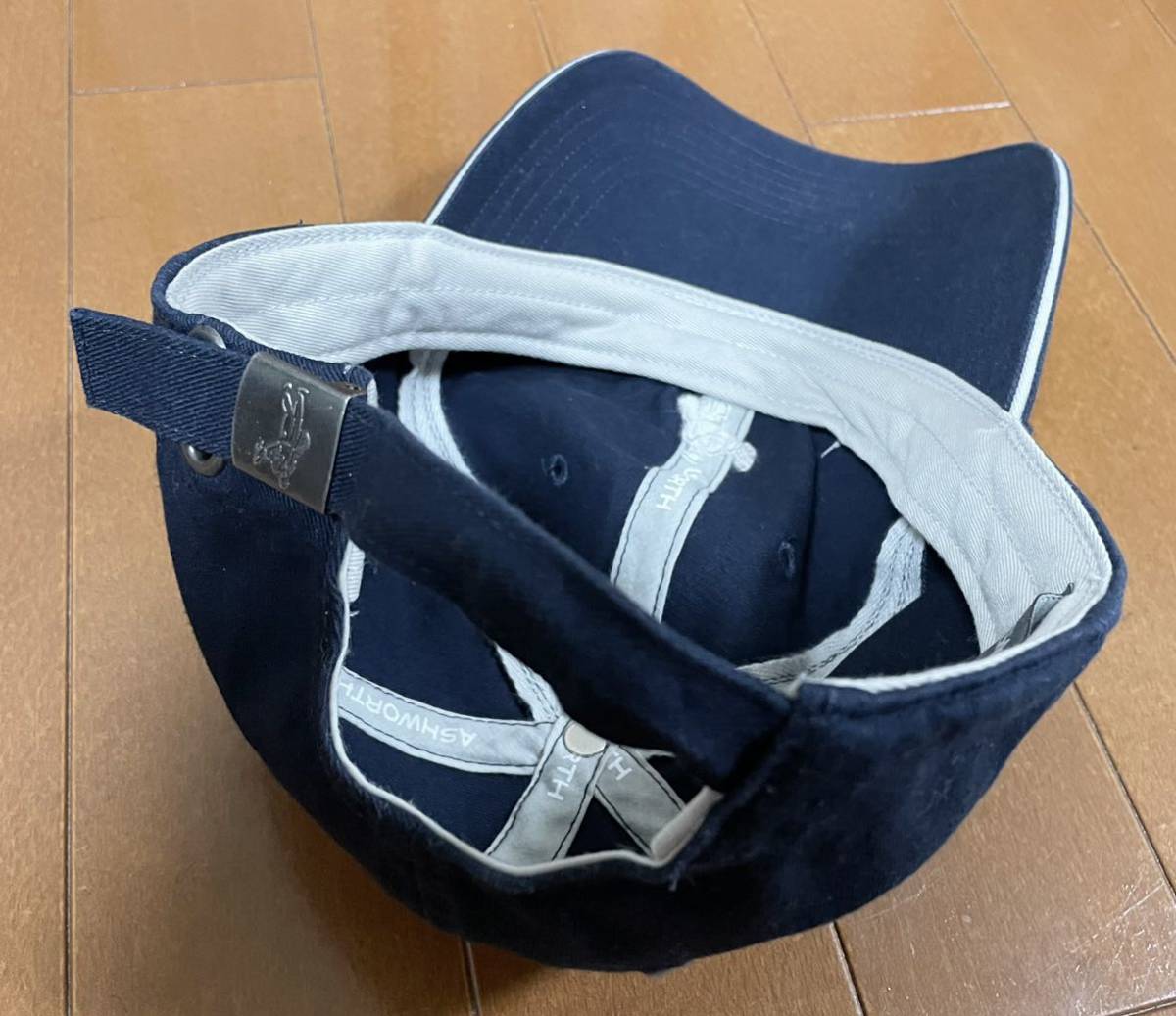 ★Ashworth アッシュワース★ロゴ刺繍がポイント！ネイビーカラーレディースキャップ/フリー_5