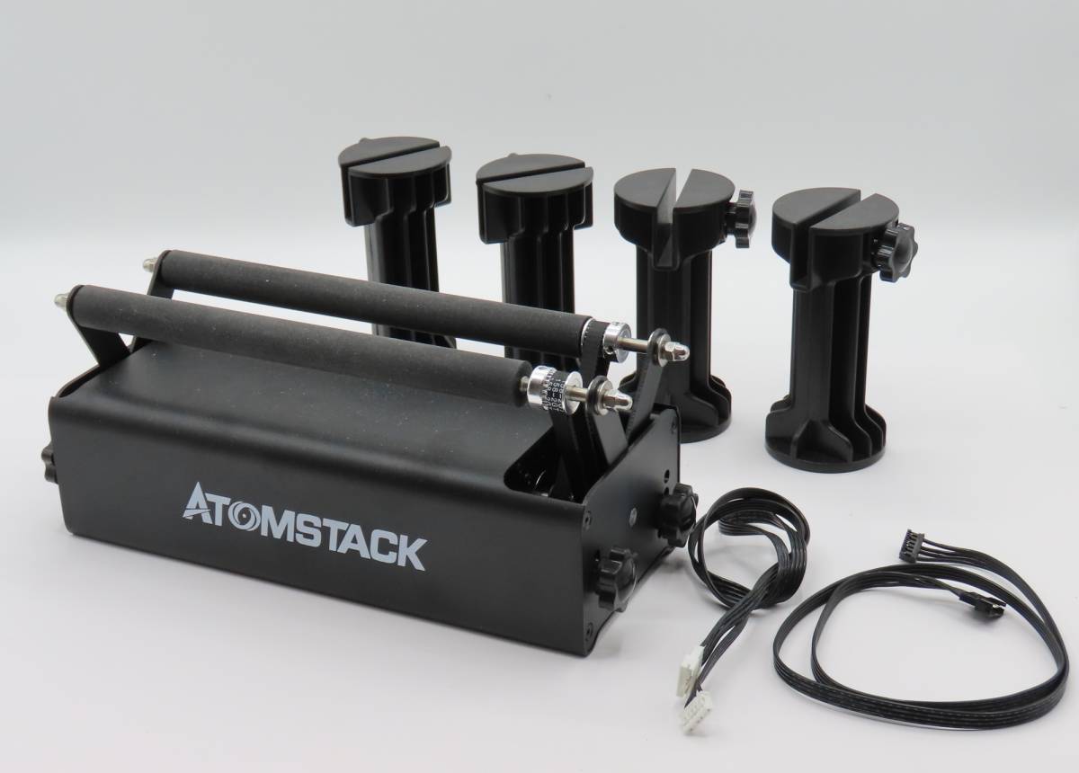 ポータブルレーザー加工機 ATOMSTACK P7 M40 中古完動品＋R3 Rotary 