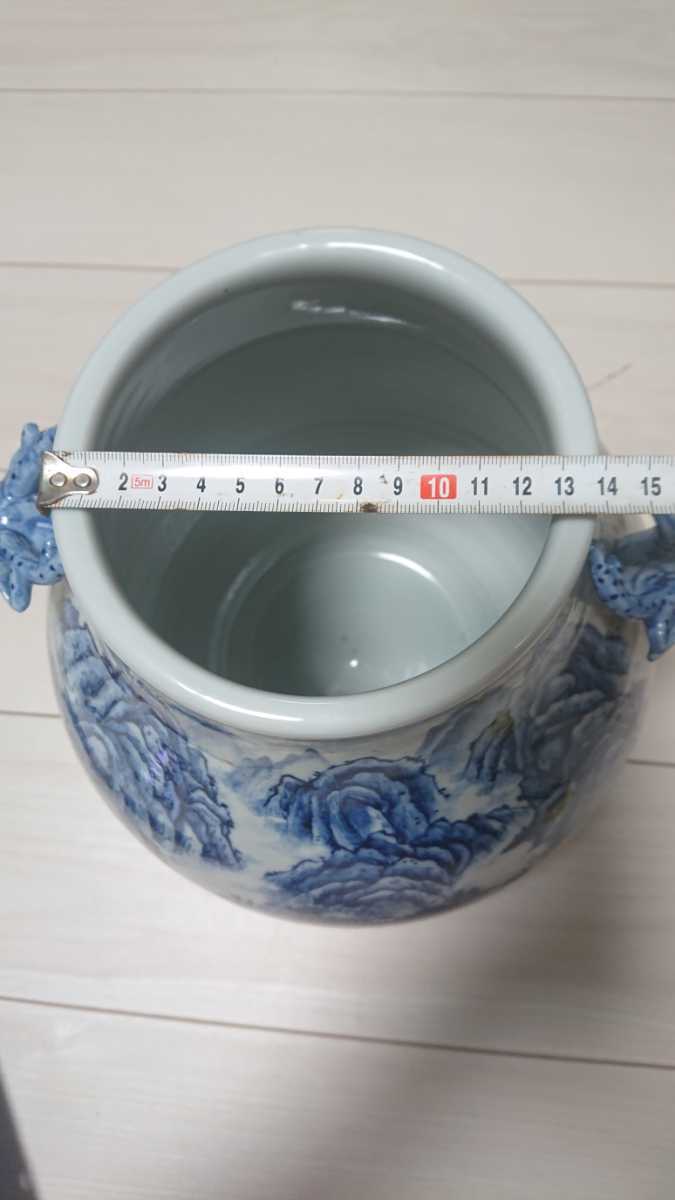 中国 - 価格.com 中国古美術・清代乾隆年製・粉彩赤地・自在観音図双耳