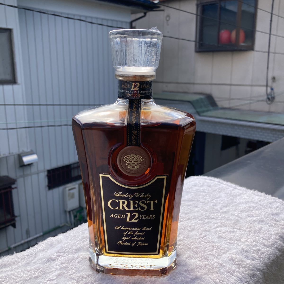 未開栓 SUNTORY CREST WHISKY サントリーウイスキー クレスト12年デ