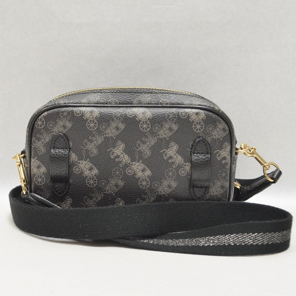YA1 COACH コーチ 馬車柄 ショルダーバッグ 78603 PVC×レザー