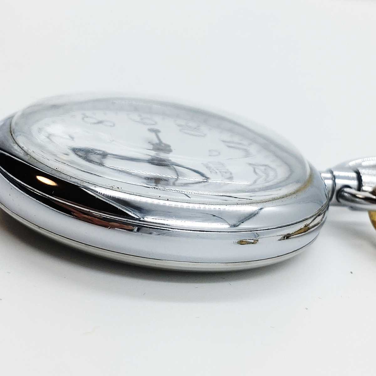 1円スタート 稼働品 CITIZEN シチズン 懐中時計 クオーツ 東北上越
