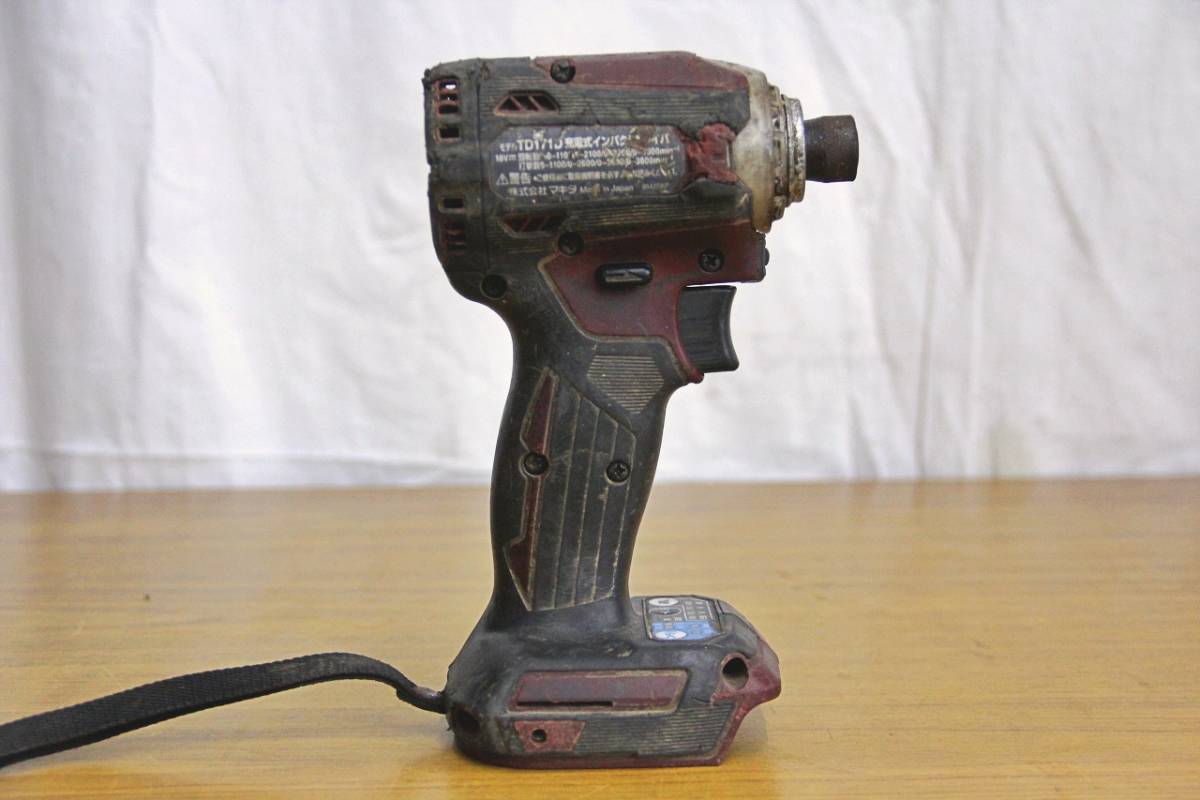 ※ジャンク品 完全不動品 makita マキタ 充電式インパクトドライバ TD171D 18V 本体のみ 101709 管-221015 BRAR makita TD171D 完全不動品 管250517 BRAR 充電式ペンインパクトドライバ