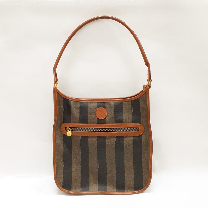 得価，高品質 FENDI フェンディ ペカン PVC レザー ワンショルダー ハンドバッグ FENDI S.A.S. ヴィンテージ 現状品(ハンドバッグ)｜売買されたオークション情報、yahooの商品情報をアーカイブ公開 - オークファ かばん、バッグ
