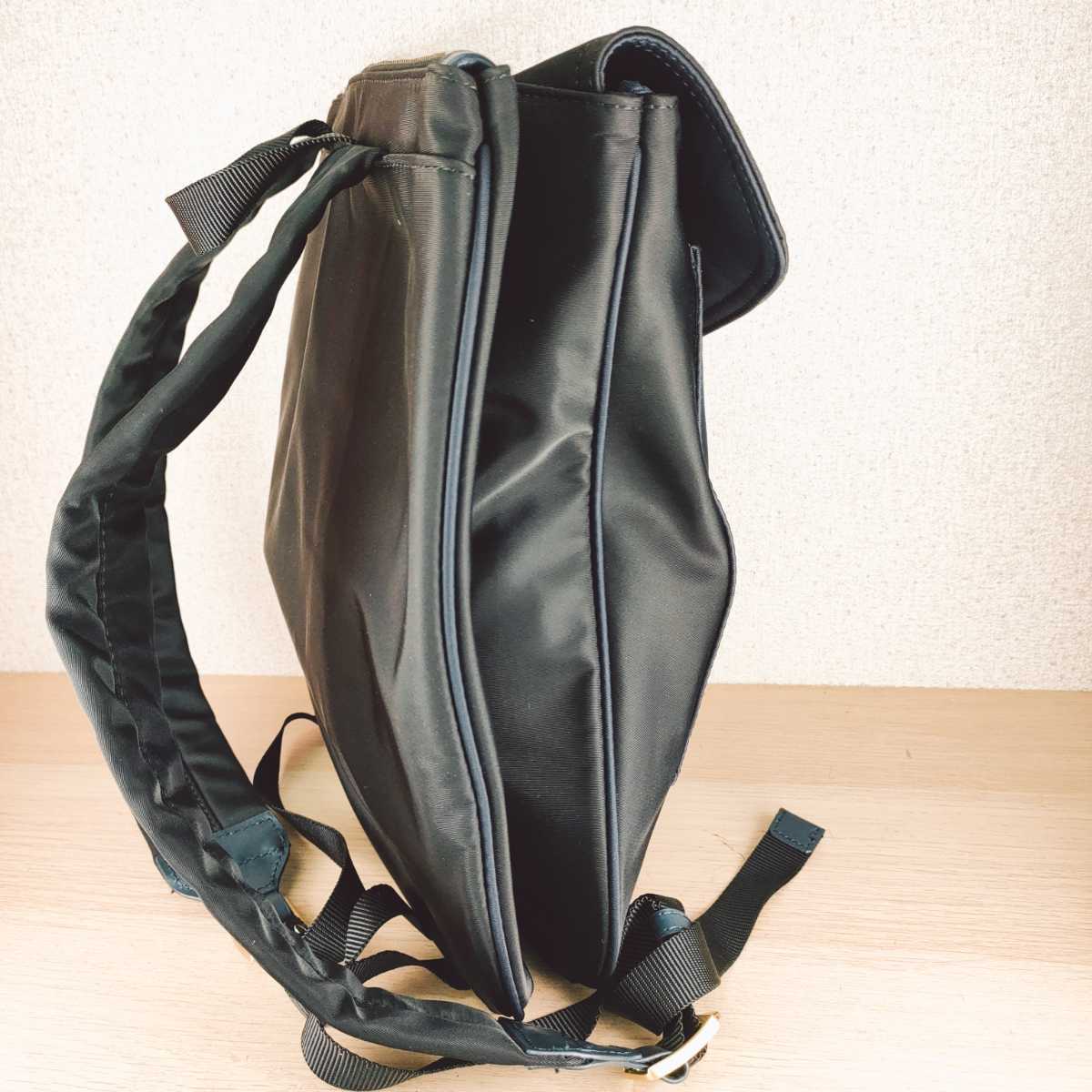 極美品】アニエスベー agnes.b リュック ナップサック ブラック系 