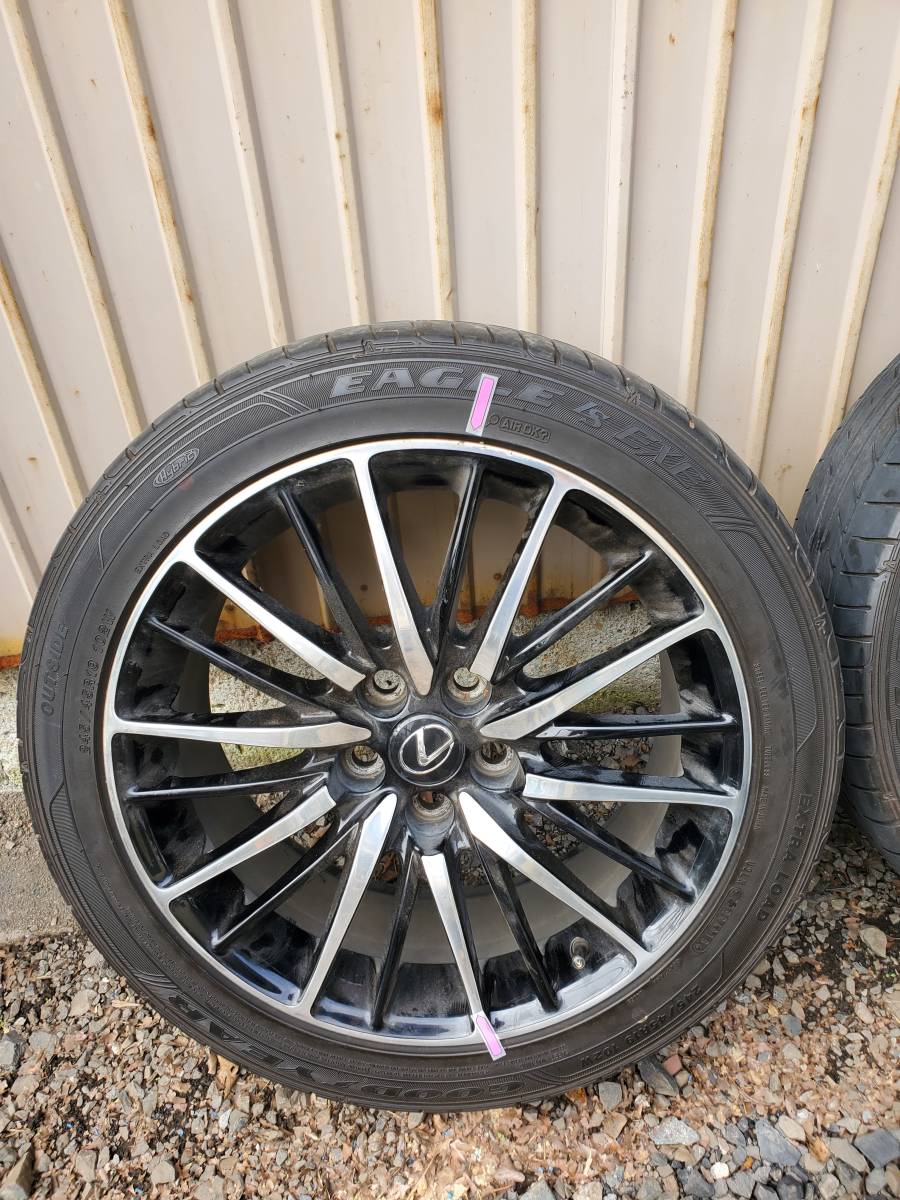 ☆レクサス LS460 LS600 Fスポーツ純正 19インチ BBS鍛造19×8J 5本 