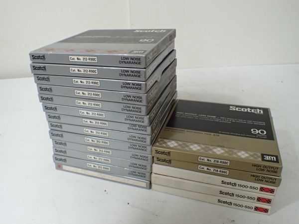 最安値，正規品 豊J6-B95/8J Scotch スコッチ Magnetic tape 212-R90C 218-R90C 1500-550 3M 7インチ オープンリールテープ 18本(オープンリールデッキ)｜売買されたオークション情報、yahooの商品情報をアーカイブ公開 - オー オープンリールデッキ