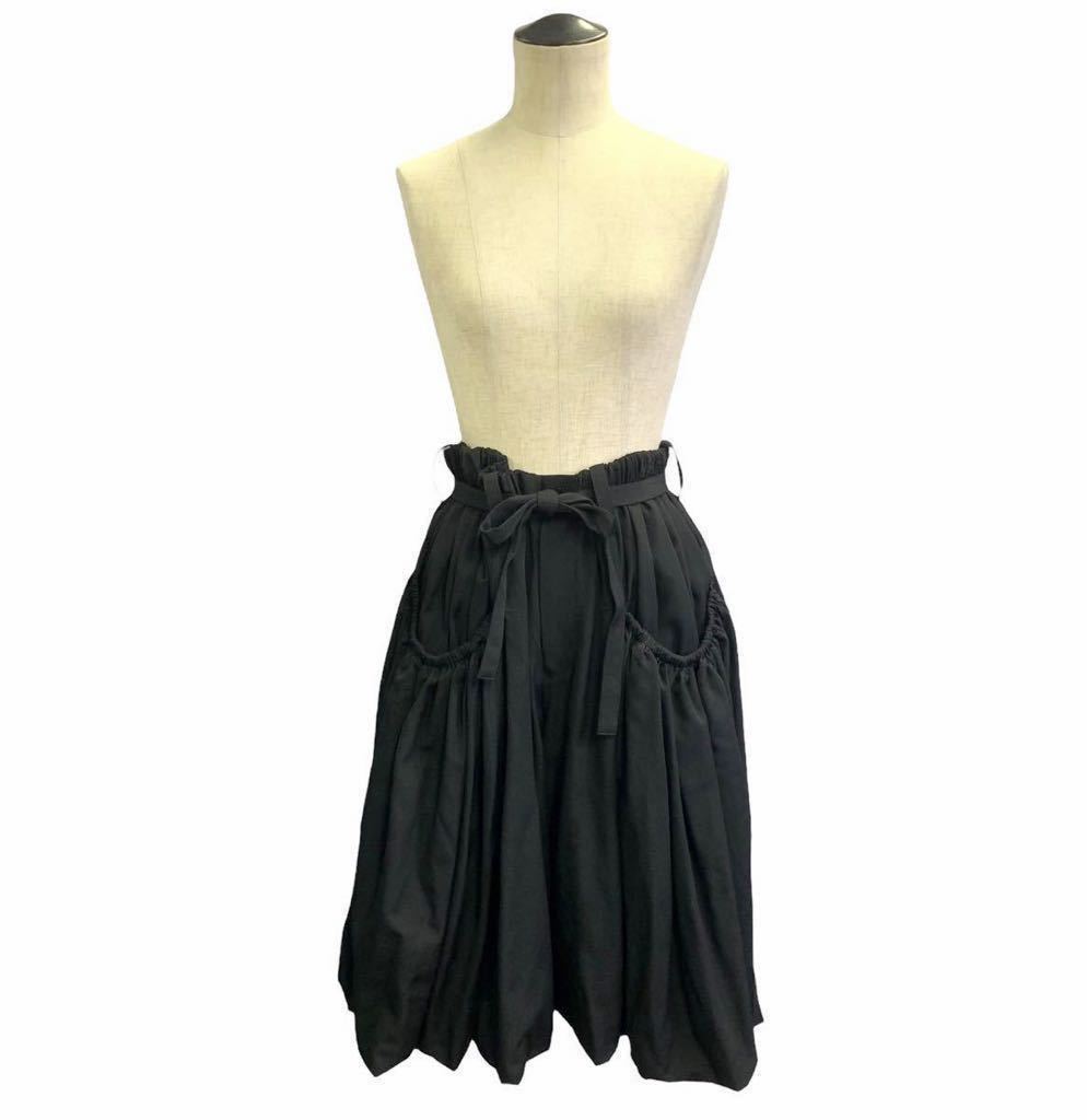 【HOT，新作】 205/ yohji yamamoto FEMME ヨウジヤマモト ファム FX-P11-101 2017AWバルーンパンツ ワイドパンツ デザインパンツ サイズ2 黒(スカート)｜売買されたオークション情報、yahooの商品情報をアーカイブ公開 女性用