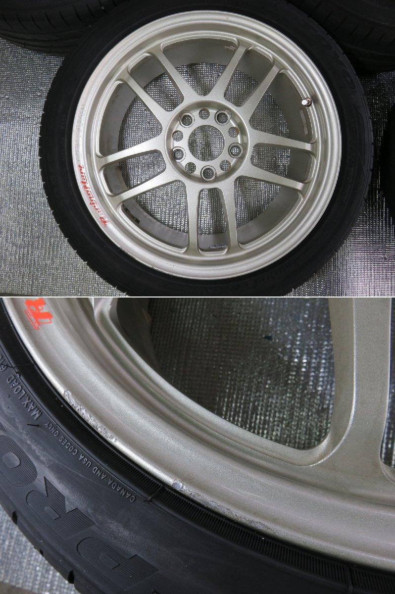 ☆hart□RACINGHART□レーシングハート□225/40R18□114.3-9H/(F)18- 