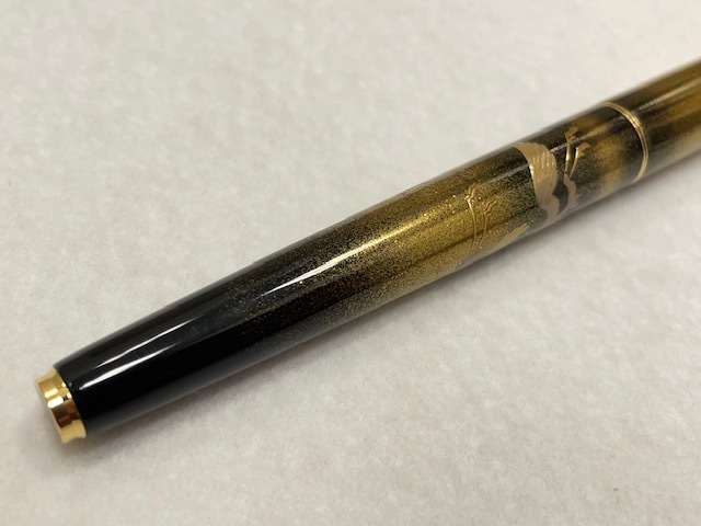 50144 未使用美品 鶴 国光会 ペン先14K PILOT 蒔絵 万年筆(パイロット