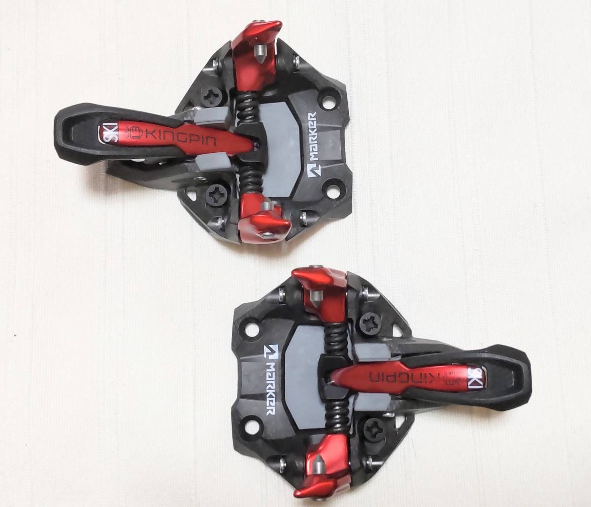 MARKER KINGPIN 13、B100-125mm、新品・未使用 新品 21-22 MARKER KINGPIN 13 100－125㎜ black-red マーカー