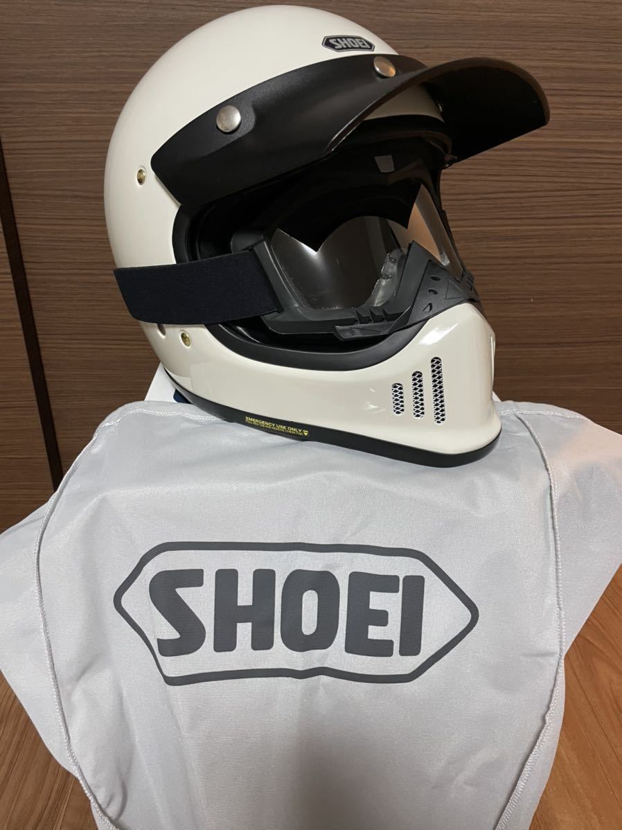 SHOEI ショウエイ EX-ZERO XL（61cm） オフホワイト おまけ（ゴーグル2 