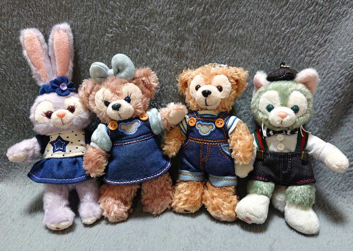 ダッフィー シェリーメイ ステラルー ジェラトーニ ぬいぐるみバッジ 