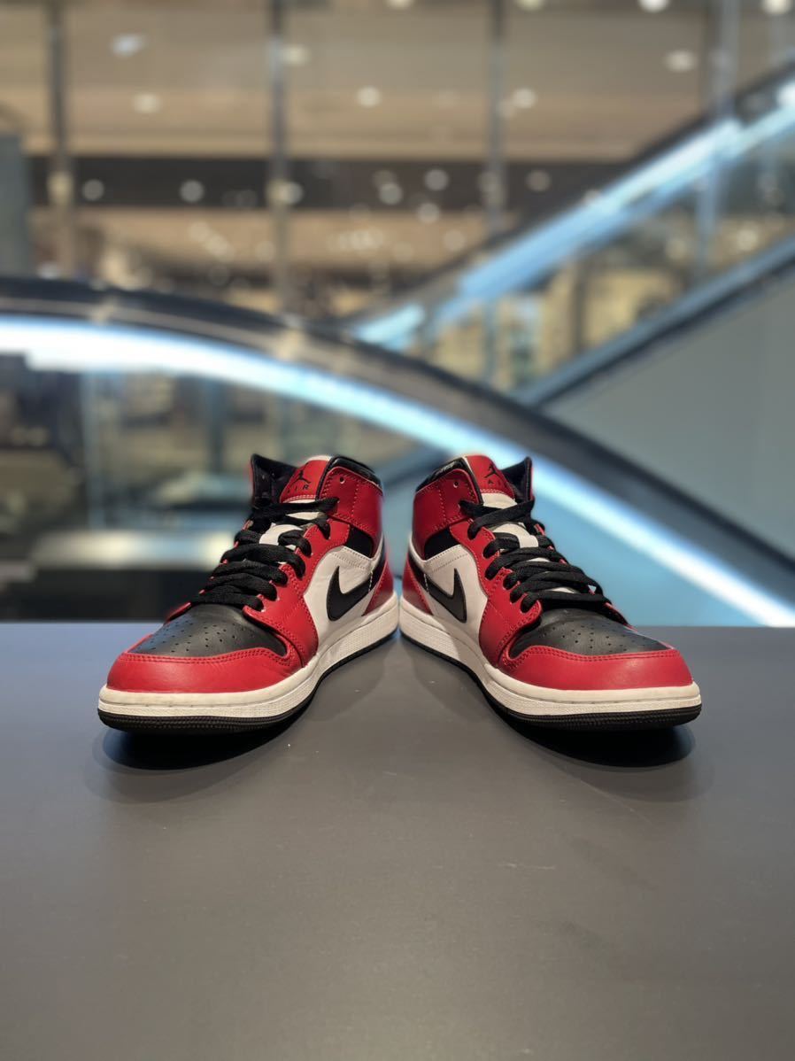 不朽の名作 【 NIKE AIR JORDAN1 MID Chicago blacktoe 】 ナイキ エア