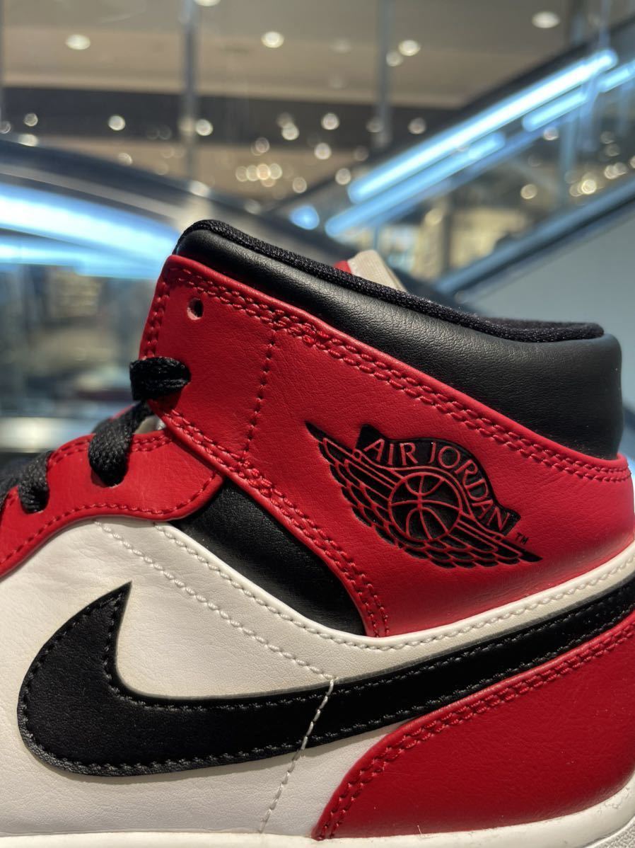 不朽の名作 【 NIKE AIR JORDAN1 MID Chicago blacktoe 】 ナイキ エア