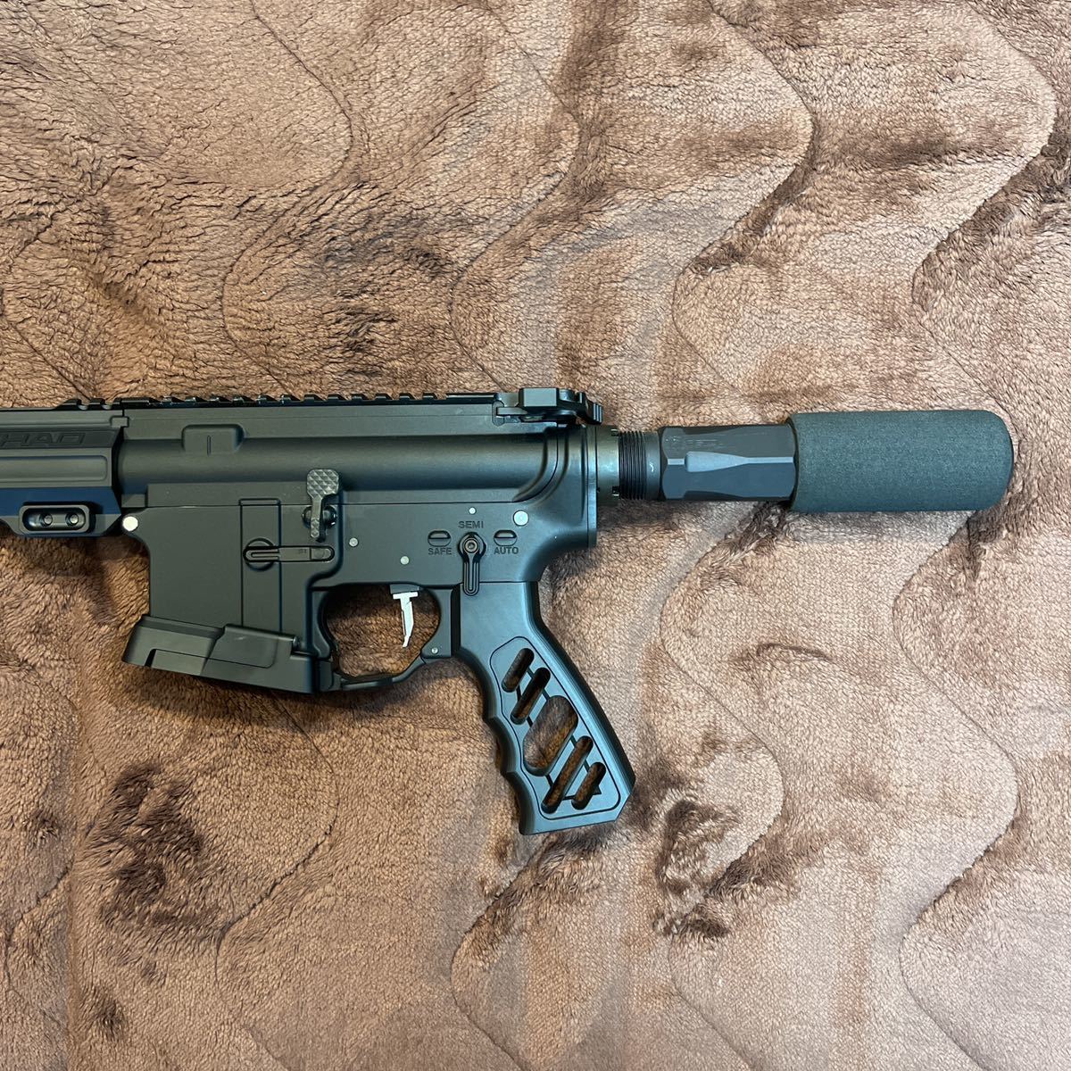 AR15 ピストルバッファチューブ(Rifle Gear製) U.S. Flag Skeletonized