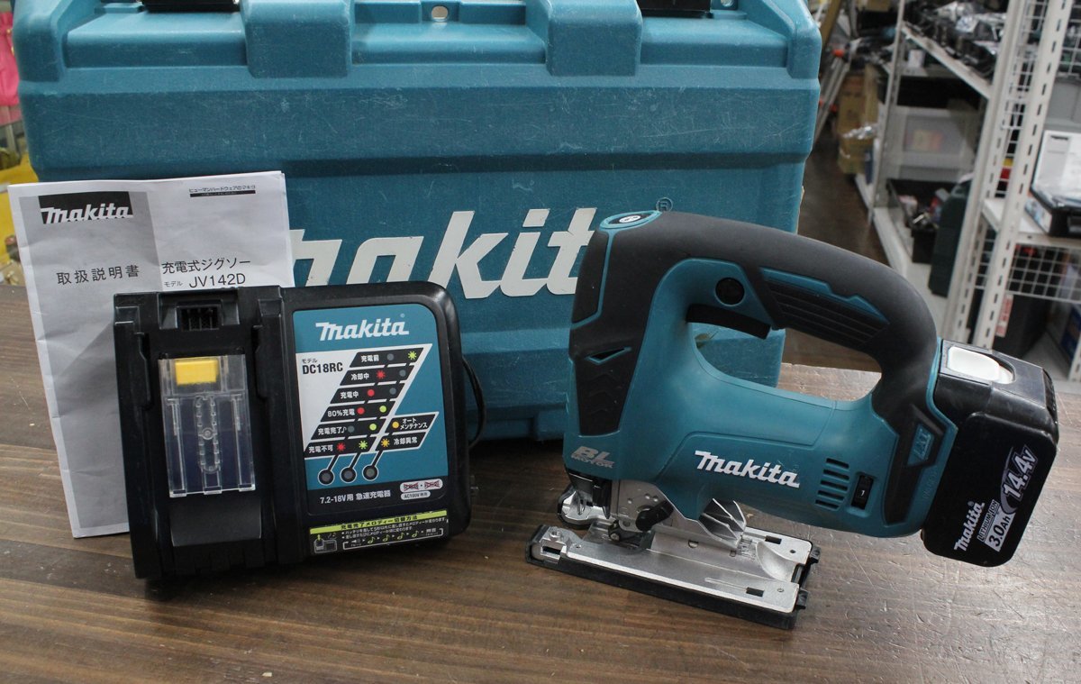 動作確認済 makita/マキタ 充電式ジグソー 14.4V JV142D Bタイプ