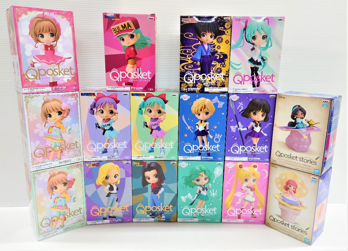 IZU【中古/未開封】Qposket ドラゴンボール・セーラームーン他 16体