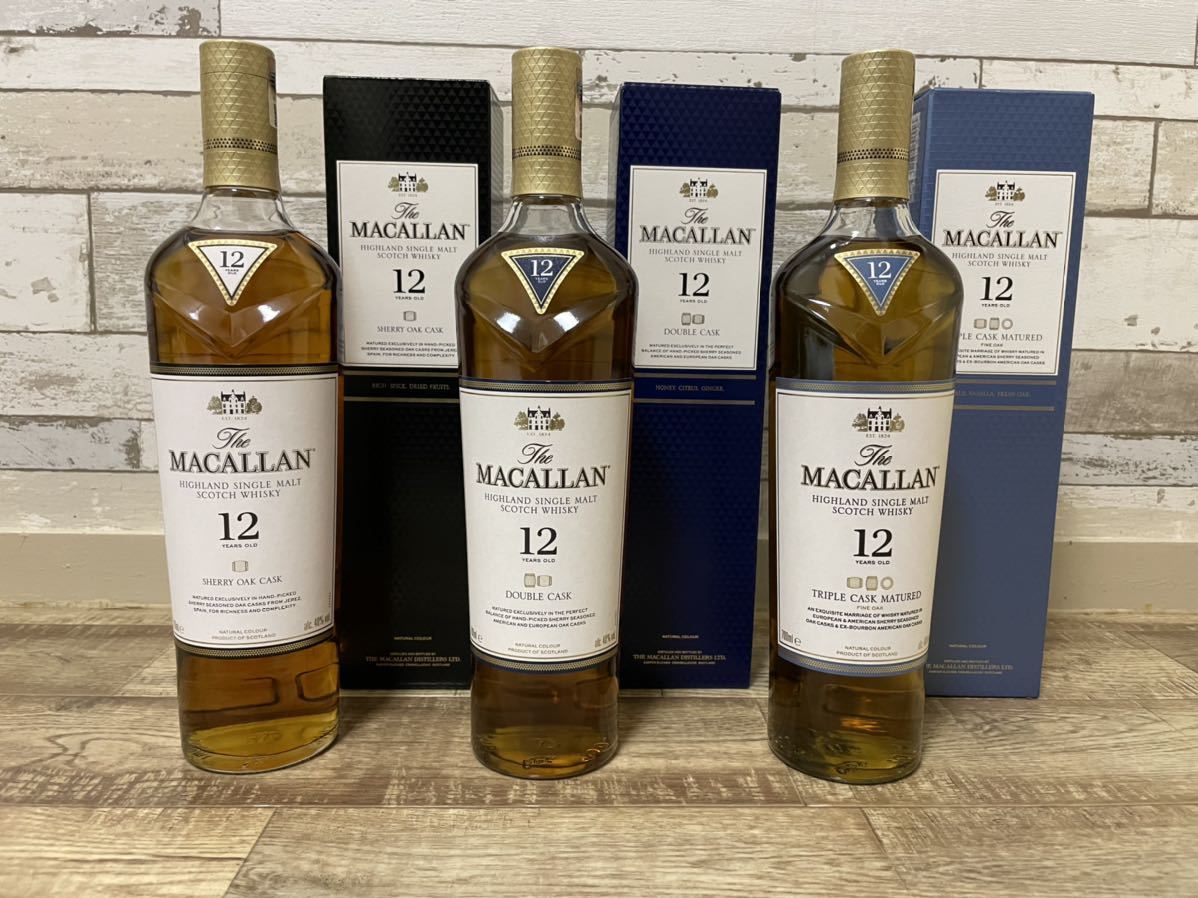 The Macallan 12 Years Old 3本セット 公式通販