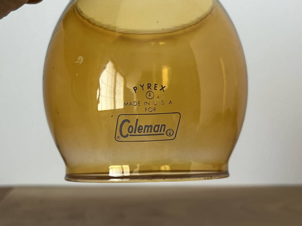 【 極美品 】1961年3月〜1970年代 Coleman 200 242 243 等 互換 ガラス グローブ コールマン ランタン パーツ キャンプ
