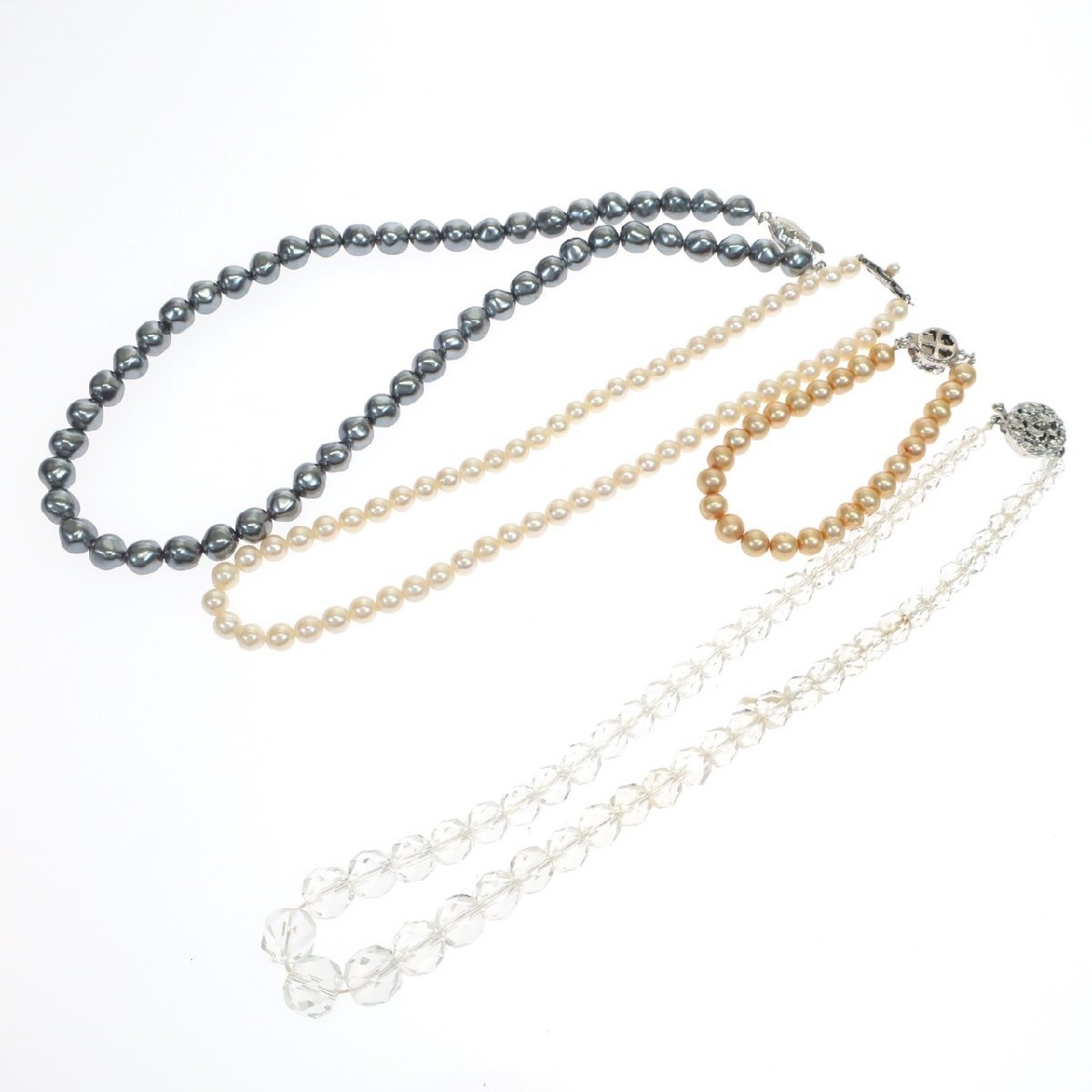1円スタート 色石 パールネックレス 13本まとめセット 真珠 pearl 