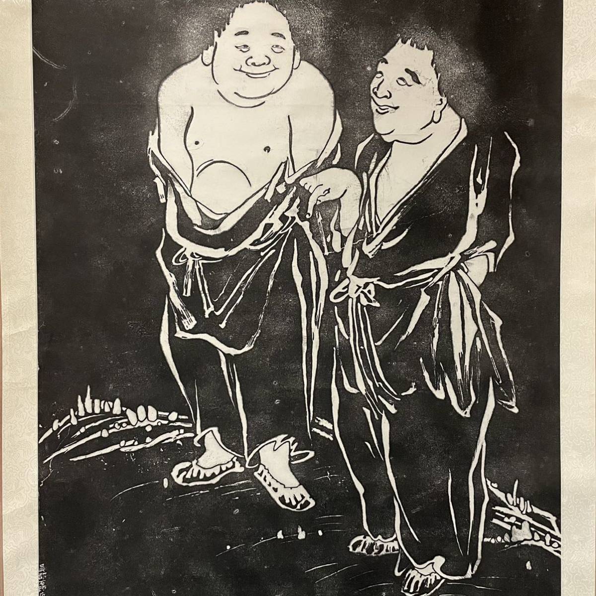 掛け軸 呉郡石師唐仁斎雨作中国掛け軸 掛け軸 呉郡石師唐仁斎雨作中国掛け軸