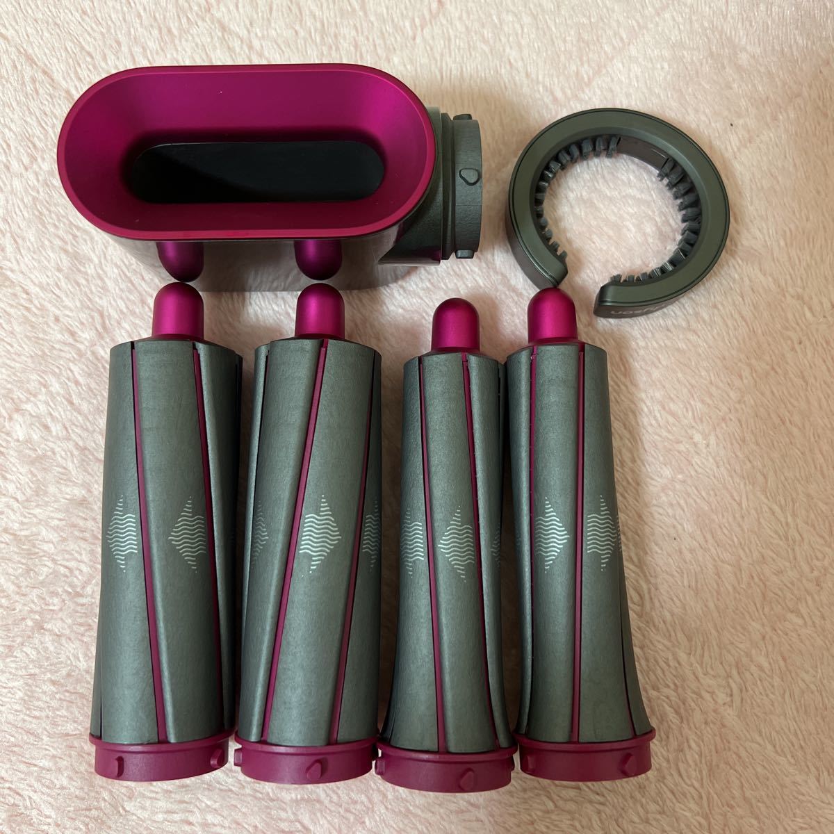 極美品】Dyson Airwrap Complete ニッケル/フューシャ HS01 ダイソン