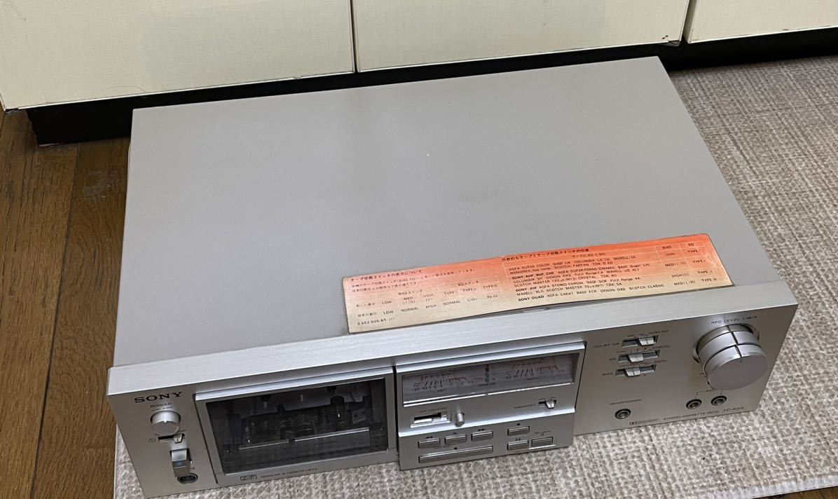 SONY ソニー カセットデッキ TC-K55 修理済 全機能動作 概ね美品 SONY