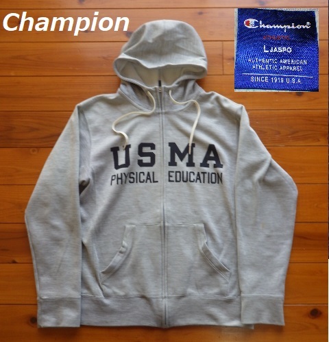 限定SALE，低価 ChampionチャンピオンUSMAフルジップパーカーLグレー ジャージ(パーカ)｜売買されたオークション情報、yahooの商品情報をアーカイブ公開 - オークファン 男性用